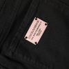 Black Cotton Skinny Mid Waist Denim Jeans - Image 5