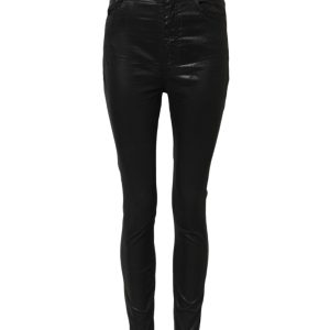 Black GRACE High Waist Skinny Denim Jeans