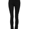 Black Cotton Logo Skinny Mid Waist Denim Jeans - Image 2