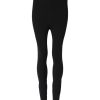 Black High Waisted Leggings Pants - Image 2