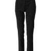 Black STAFF Mid Waist Tapered Pants - Image 2