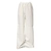 White Viscose Wide Leg Pull On Pants - Image 5