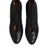 Metallic Black Pump Stiletto Heels Shoes - Image 3
