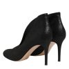 Metallic Black Pump Stiletto Heels Shoes - Image 5