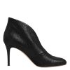 Metallic Black Pump Stiletto Heels Shoes - Image 7