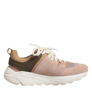 Multicolor Suede Low Top Women Sneakers Shoes