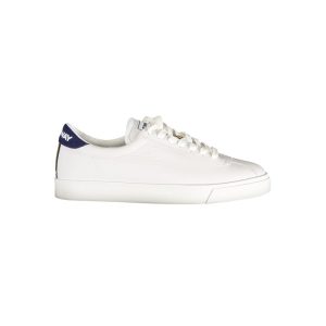 White Polyester Sneaker