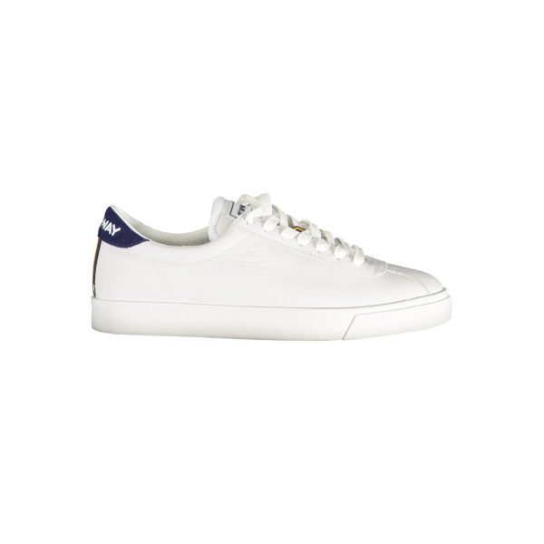 White Polyester Sneaker