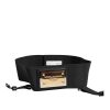 Black Leather Logo Wide Waist Belt Suspender - Image 5