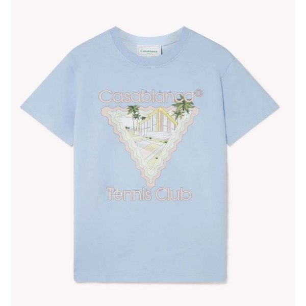 Blue Cotton T-Shirt