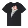 Black Cotton T-Shirt - Image 2
