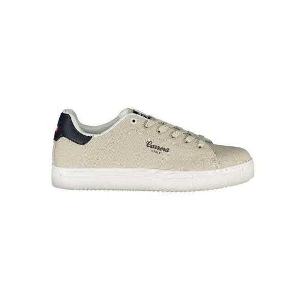 Beige Polyester Sneaker