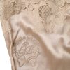 Beige Lace Silk Satin Tank Lingerie Underwear - Image 3