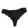 Black Silk Lace Stretch Bikini Panty Underwear - Image 3