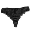 Black Silk Lace Stretch Bikini Panty Underwear - Image 6