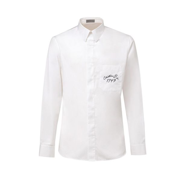 White Cotton Shortsleeve