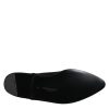 Black Velvet Embellished Loafer Slip On Shoes - Image 8