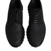 Black Leather Lace Up Trekking Dress Shoes - Image 3