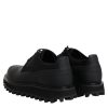 Black Leather Lace Up Trekking Dress Shoes - Image 5