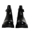 Black Belted DG Logo Men Chelsea Boots Shoes - Image 2