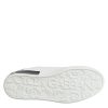 White Black Leather Portofino Sneaker Shoes - Image 8