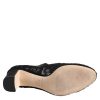 Black Mary Jane Taormina Lace Pumps Shoes - Image 8