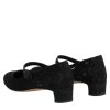 Black Vally Taormina Floral Lace Pumps Shoes - Image 5