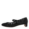 Black Vally Taormina Floral Lace Pumps Shoes - Image 6