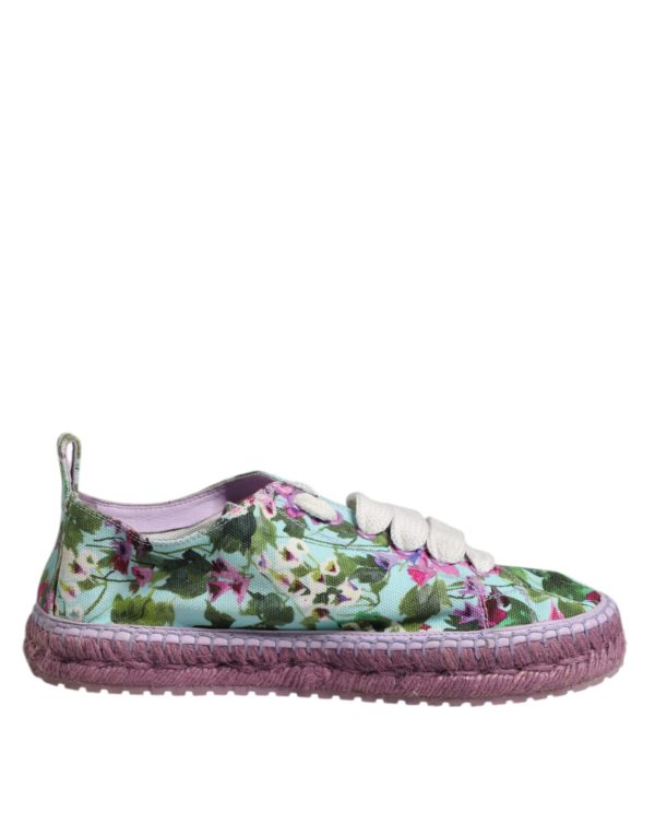 Multicolor Canvas Espadrilles Sneakers Shoes