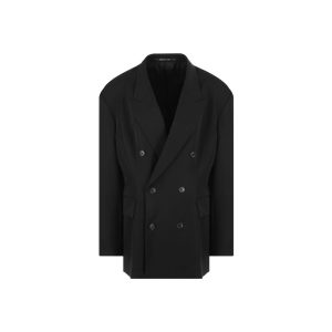 Wool Double-breasted Jacket