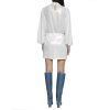 Abelia Laminated Mini Dress - Image 3