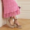 Suede Wedge Espadrilles - Image 4