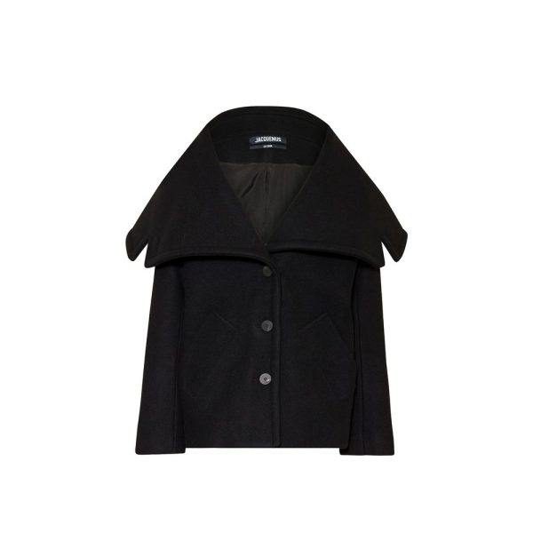Le Caban Caruso Draped-collar Jacket
