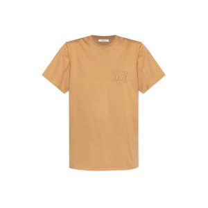 Mango logo-embroidered T-shirt
