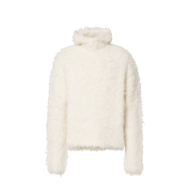 Alpaca Blend Hooded Sweatshirt
