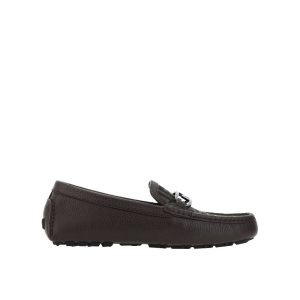 Leather Monogram Loafers