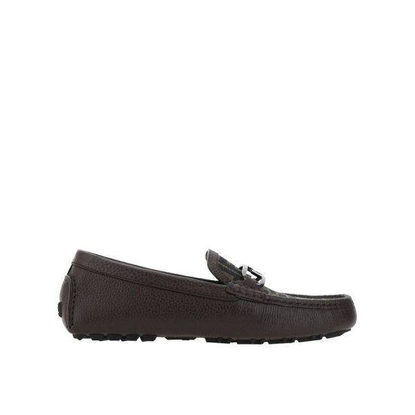 Leather Monogram Loafers