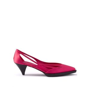 55mm Satin Cut-Out Pumps