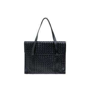 Intrecciato Leather Briefcase