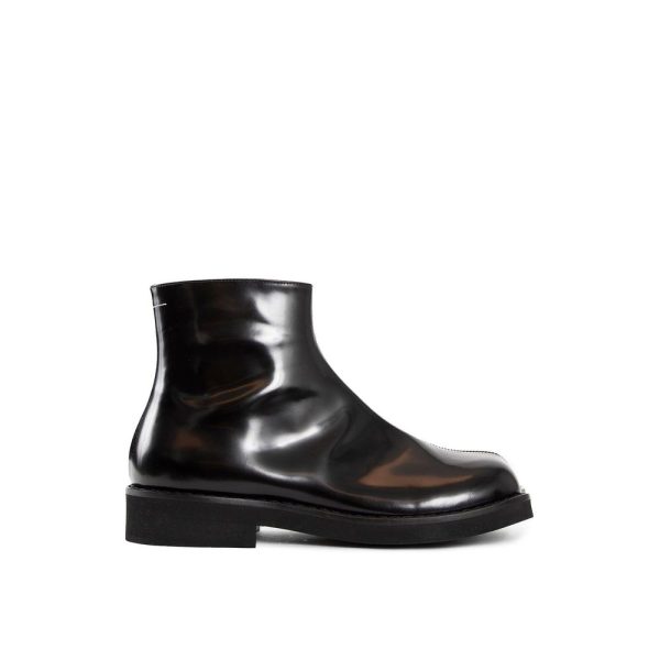 Trunk Leather Ankle Boots