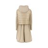 Taffeta hem padded coat - Image 3