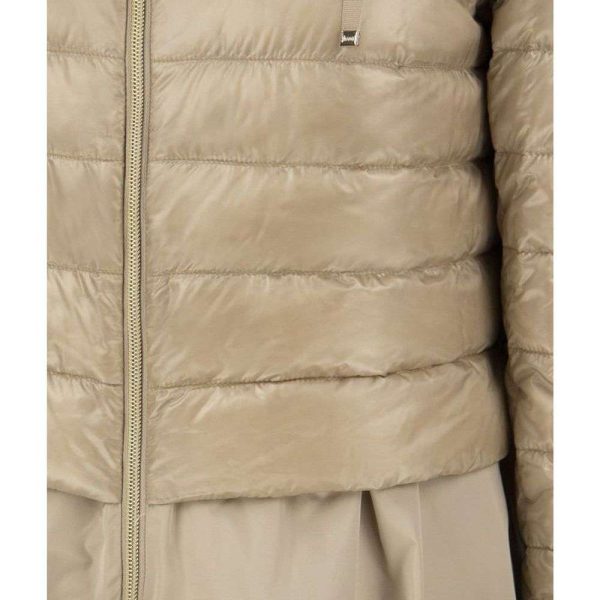 Taffeta hem padded coat - Image 4