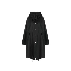 Mid-Length Cotton Hooded Parka