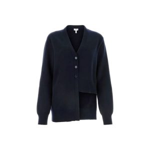 Asymmetric Cashmere Cardigan