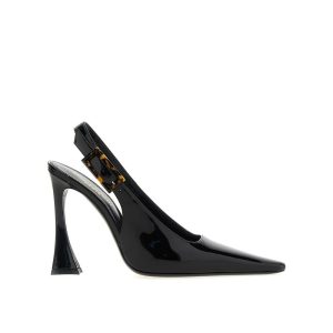 'Dune' Leather Slingback Pumps