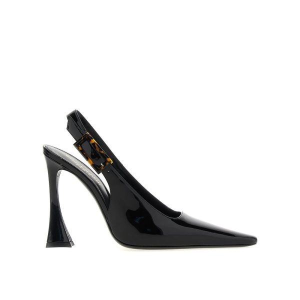 'Dune' Leather Slingback Pumps