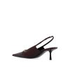 'Carine' Leather Slingback Pumps - Image 3