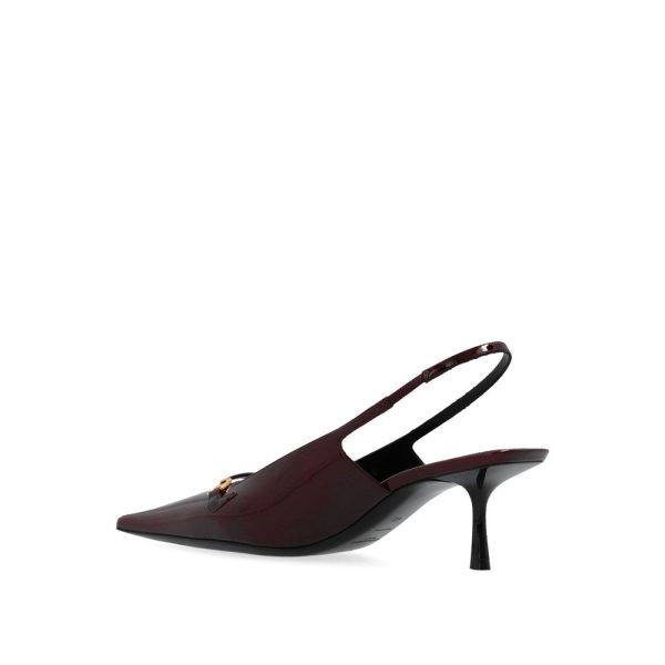 'Carine' Leather Slingback Pumps - Image 3