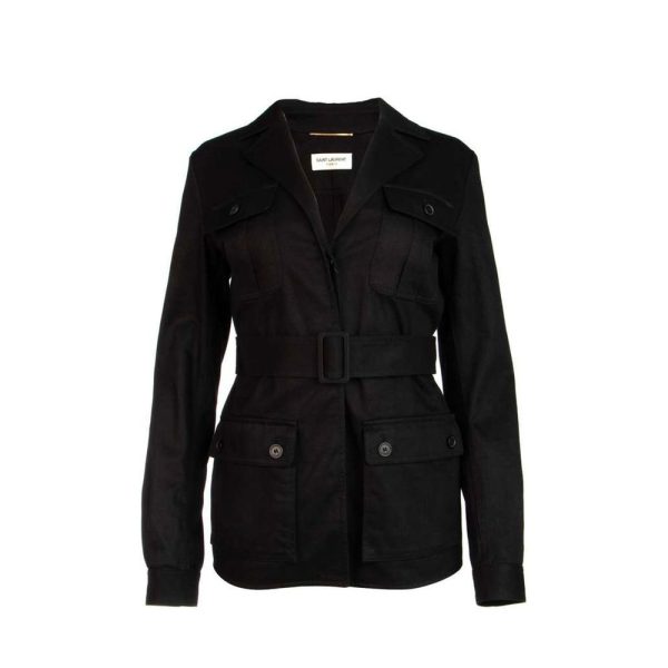Belted Flap Pocket Jacket