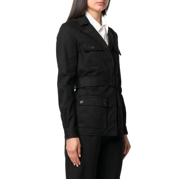 Belted Flap Pocket Jacket - Image 2